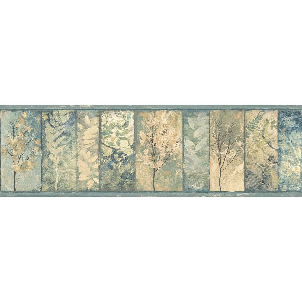 Chesapeake Lillinonah Foliage Wallpaper Border Tll01551b The Home Chesapeake Lillinonah Foliage Wallpaper Border