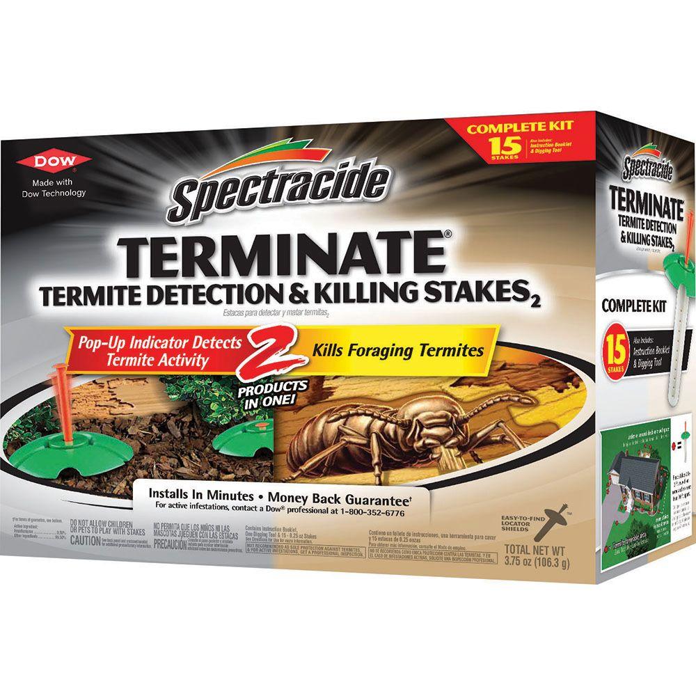 Bait Termites The Home Depot Termite Detection And Killing Stakes Bundle 2 Pack