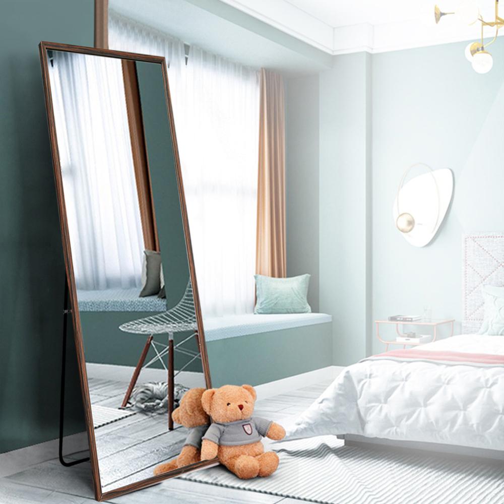 Neutype Simple Nature Solid Wood Full Length Mirror Dressing