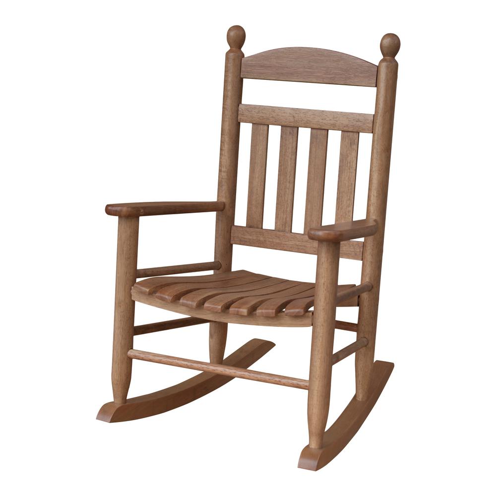 Youth Slat Maple Wood Outdoor Patio Rocking Chair-201SM-RTA - The Home