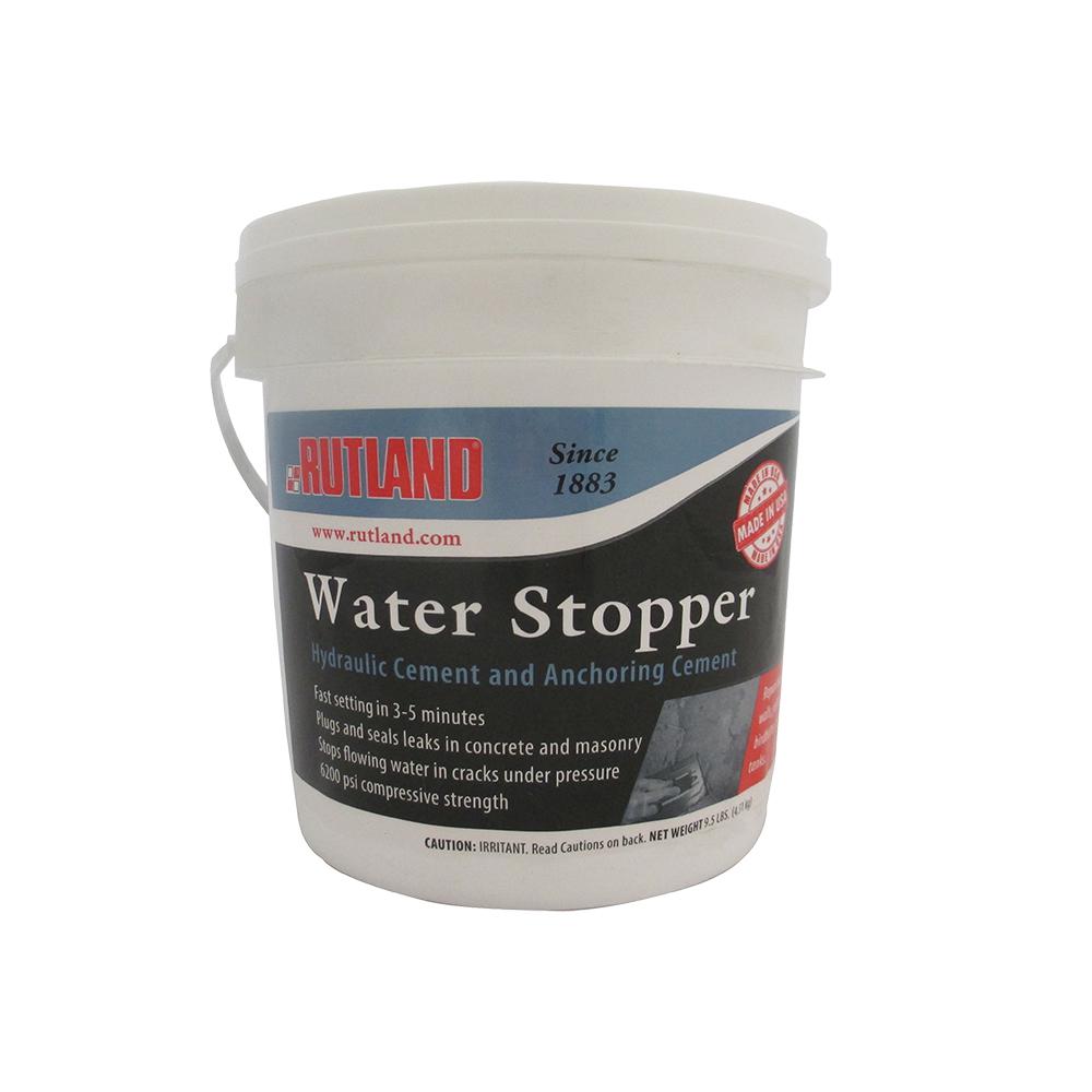 Rutland 9-1/2 lbs. Water Stopper Hydraulic Cement Tub-416 - The Home Depot