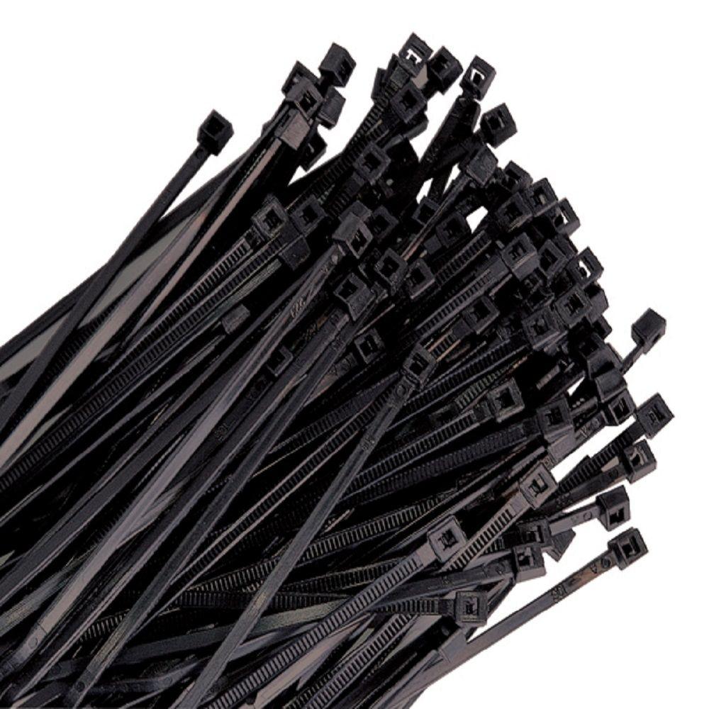 USA Made 18"  HVY 175LB Black Cable Ties   QTY 100 zip or wire Tie New