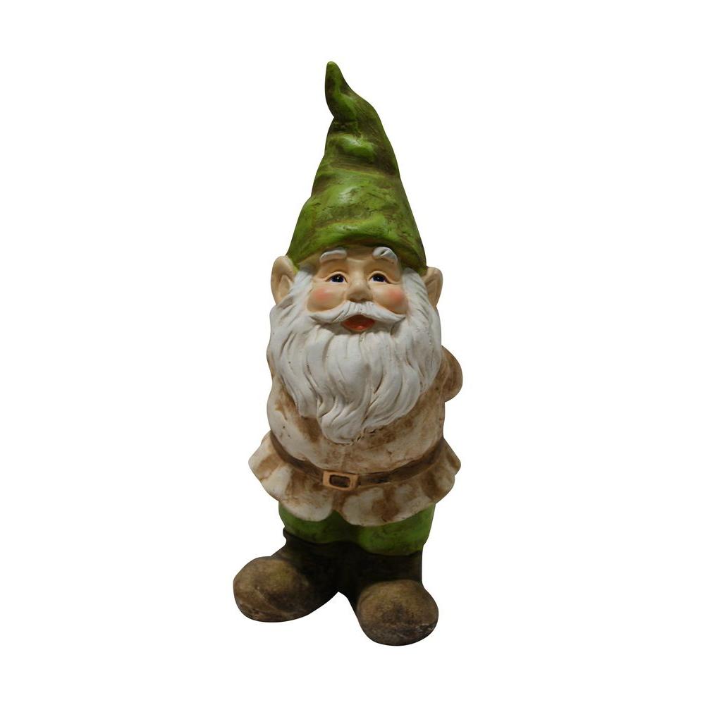 Alpine Gnome Statue with Hand Behind His Back-GXT508 - The Home Depot