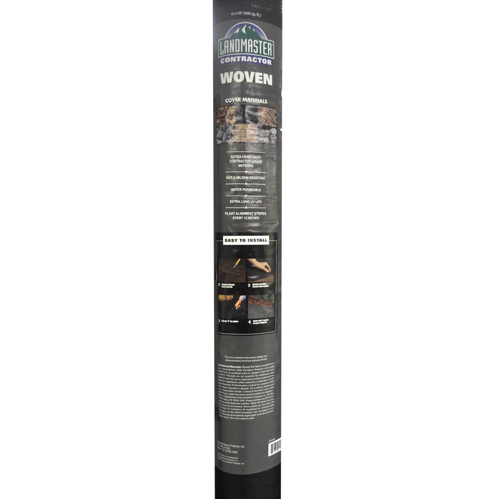 Landscape Fabric Landscaping The Home Depot 6 Ft X 100 Woven Contractor Ground Cover Weed Barrier