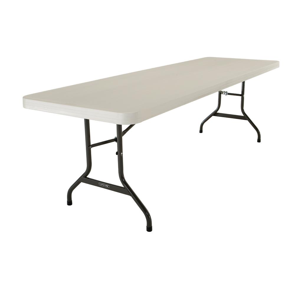 Lifetime 96 In Almond Plastic Folding Banquet Table 22984 The