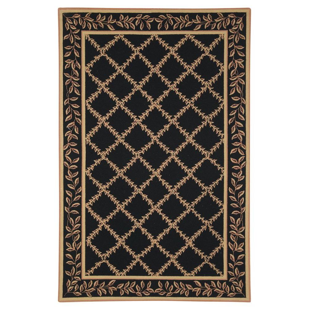 Black/Gold Area Rugs Rugs The Home Depot