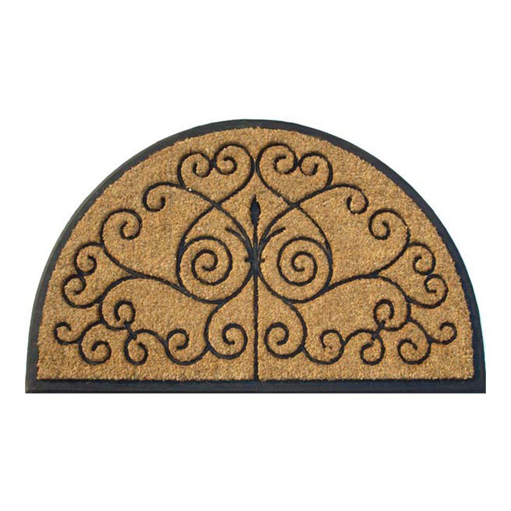 TrafficMASTER Half Medallion Natural 23.5 in. x 38.5 in TrafficMASTER Half Medallion Natural 23.5 in. x 38.5 in