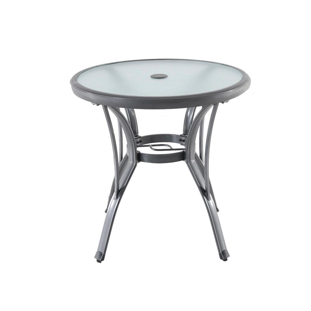 Outdoor Bistro Tables - Patio Tables - The Home Depot Commercial Grade Aluminum Grey Round Outdoor Bistro Table - Outdoor Bistro Tables - Patio Tables - The Home Depot