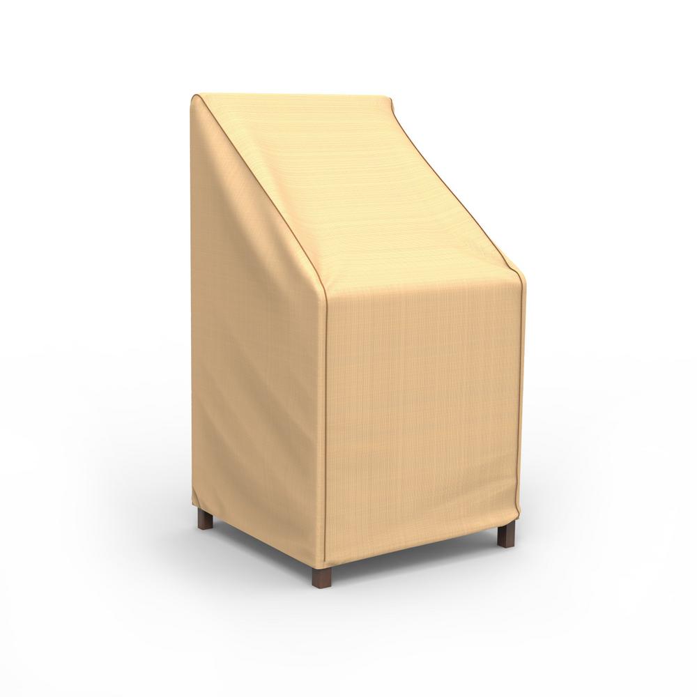 Budge Rust Oleum Neverwet Tan Outdoor Patio Stack Of Chairs Cover Budge Rust Oleum Neverwet Tan Outdoor Patio Stack Of Chairs Cover Barstool