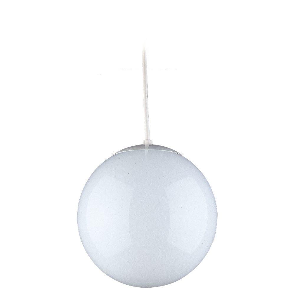 White Globe Pendant Lights Lighting The Home Depot Leo Hanging Globe 10 In W 1 Light White Pendant