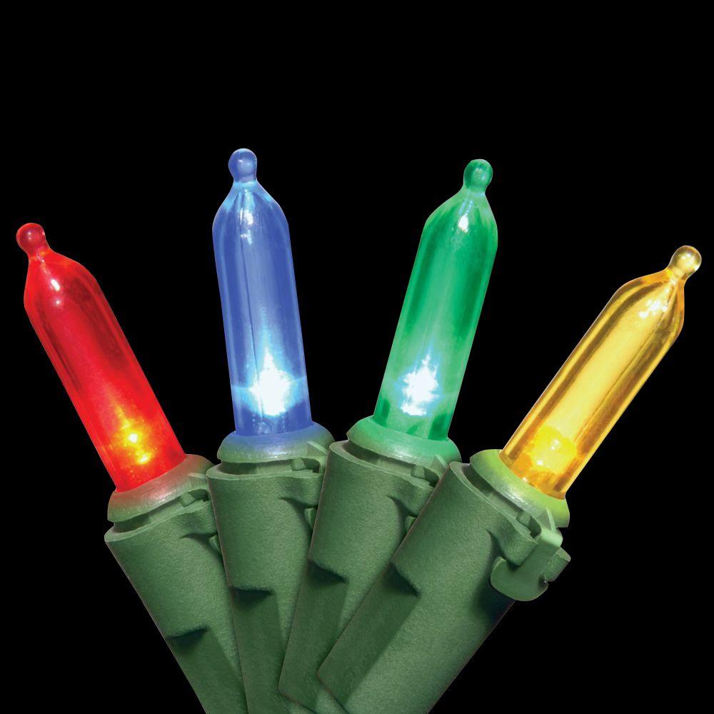 National Tree Company 50Light LED MultiColor Bulb Light String SetLS
