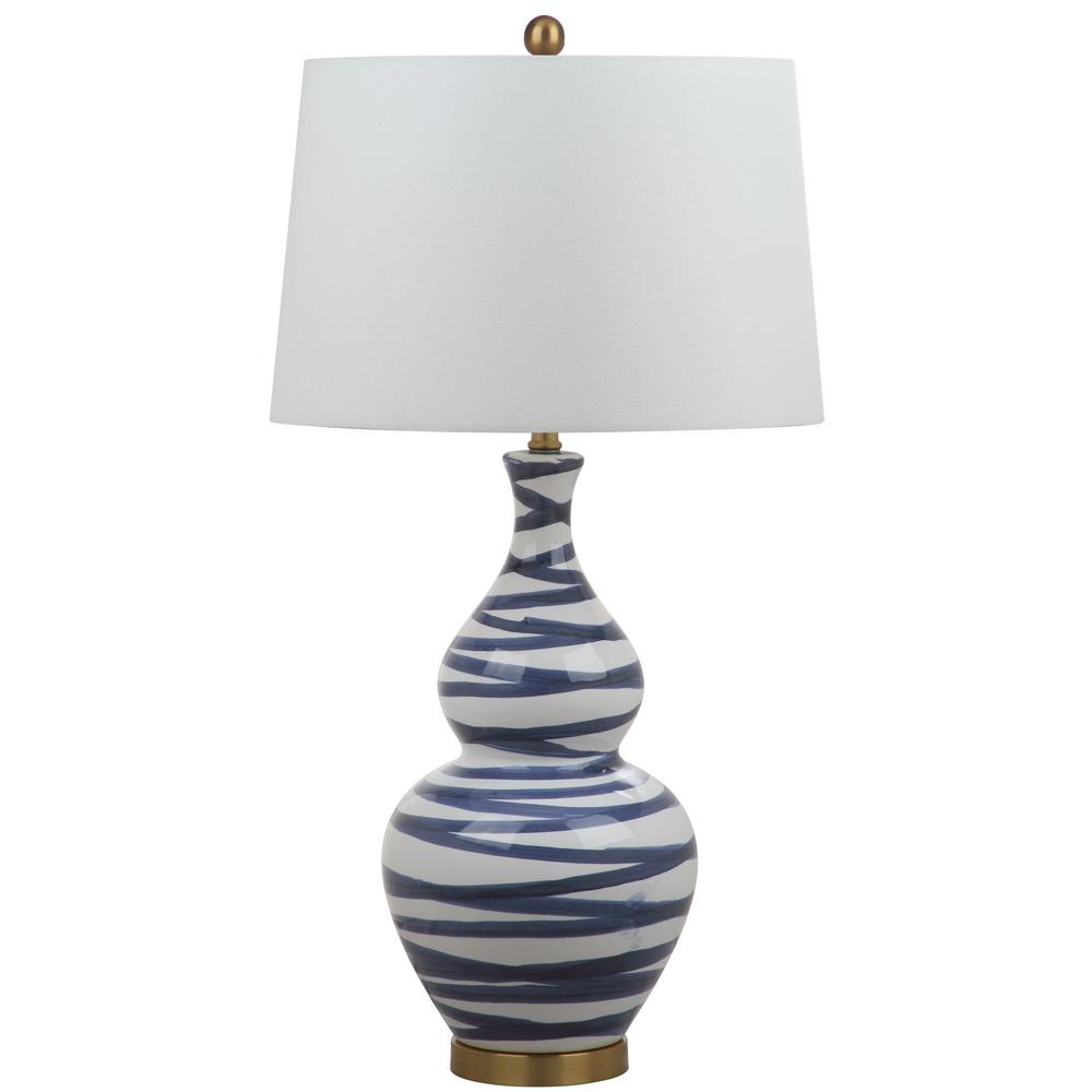 safavieh blue and white lamp