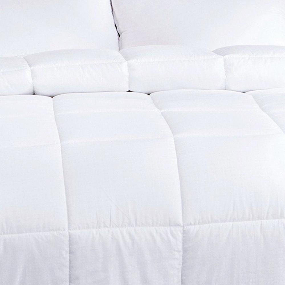 Puredown 300 Thread Count Dobby Dot Down Alternative Comforter King Puredown 300 Thread Count Dobby Dot Down Alternative Comforter King In White Pd Ac15009 K The Home Depot