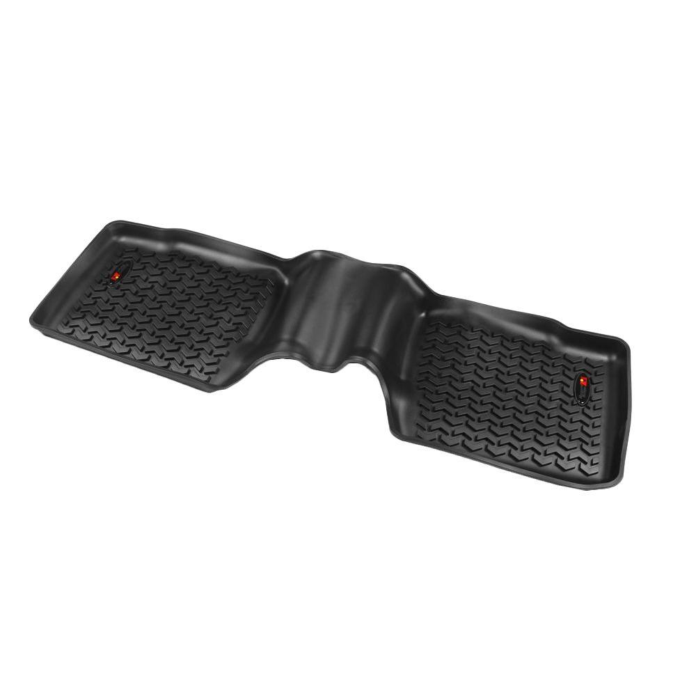 Rugged Ridge Floor Liner Rear 1 Piece Black 2011 2014 Ford