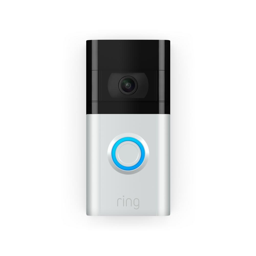Ring 1080p HD Wi-Fi Wired and Wireless Video Doorbell 3 Smart Home Camera Removable Battery Works with Alexa, Satin Nickel was $199.99 now $149.99 (25.0% off)
