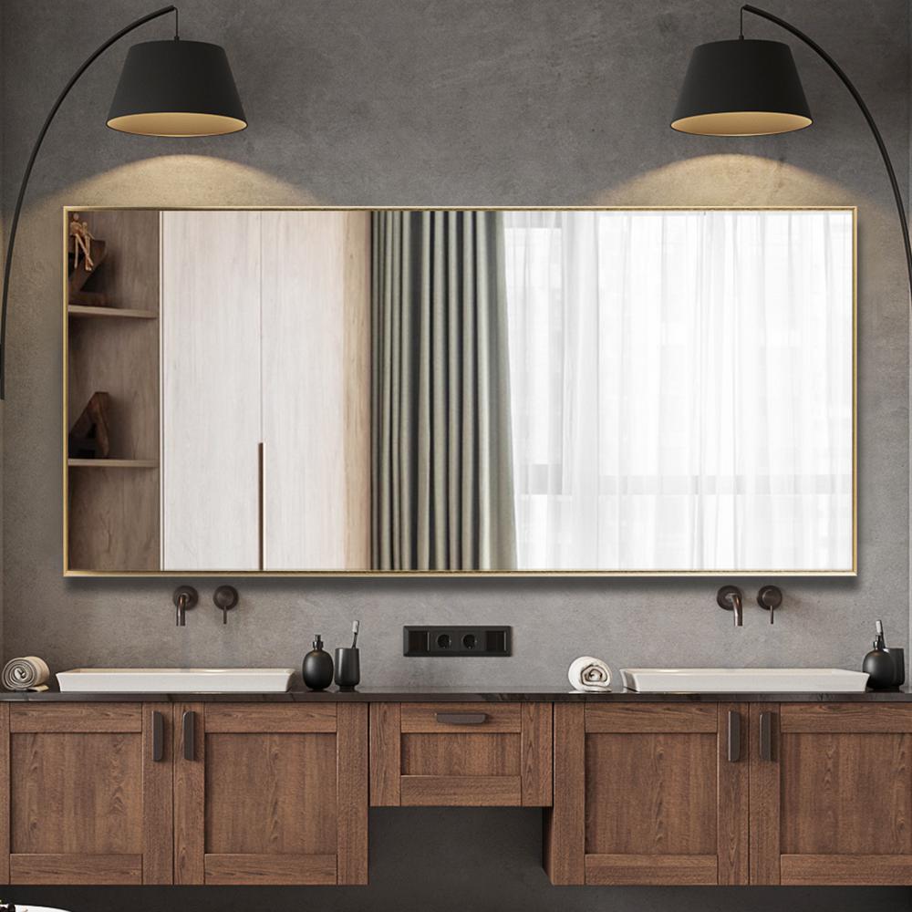 NeuType Modern/Simple Oversized Bathroom Hanging/Wall Mounted Mirror