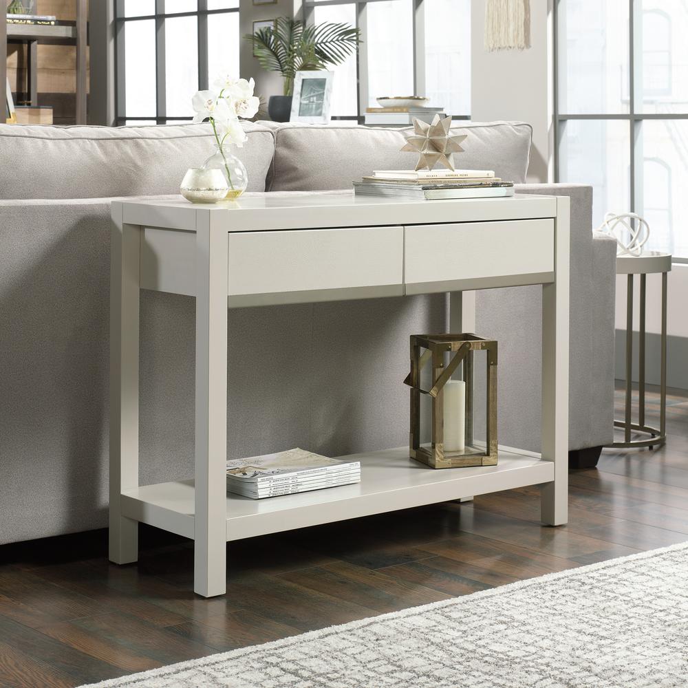 Sauder Manhattan Gate Ivory Sofa Table 422372 The Home Depot