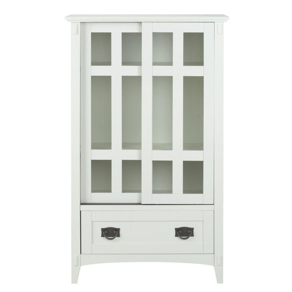 Clearance Furniture The Home Depot White Storage Cabinet