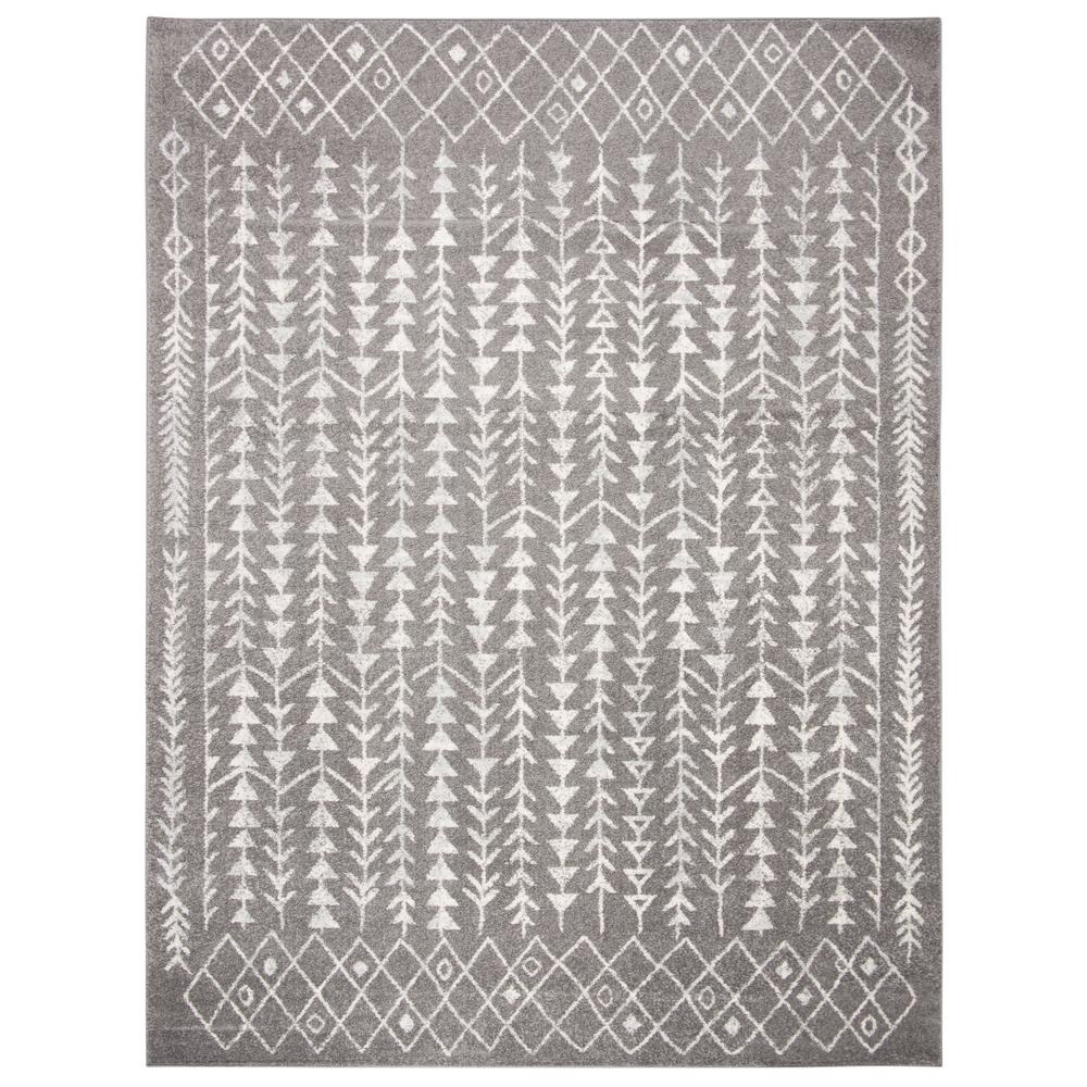 Safavieh Tulum Dark Gray/Ivory 9 ft. x 12 ft. Area RugTUL262F9 The