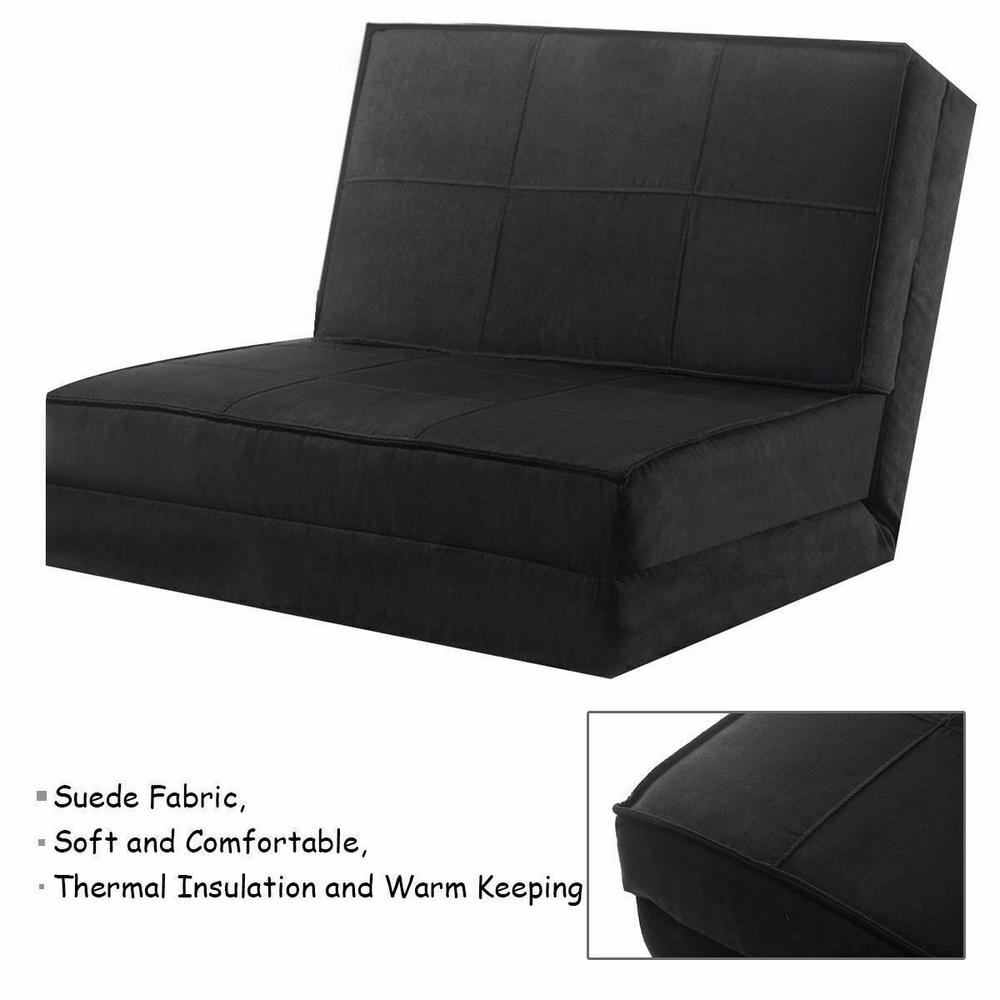 Costway Convertible Fold Down Sofa Chair Flip Out Lounger Sleeper