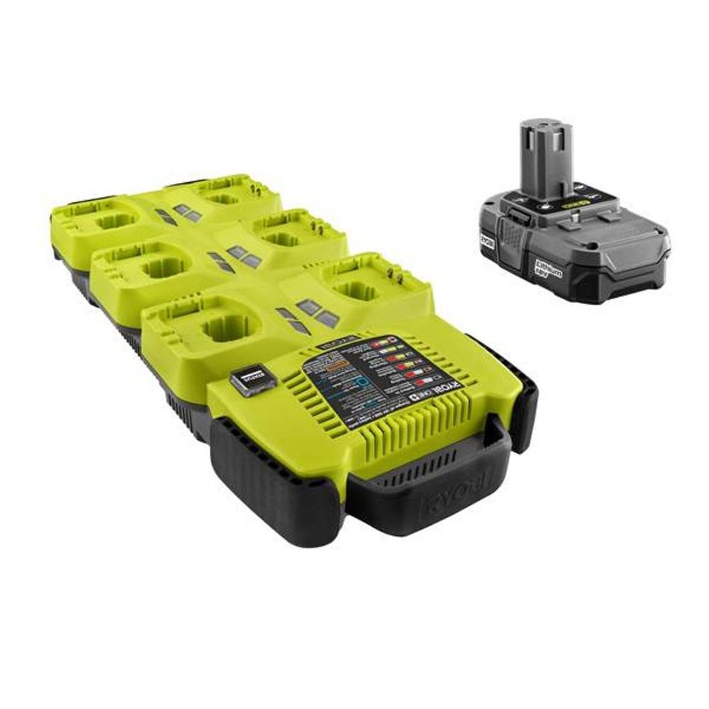 ryobi battery charger ion lithium volt super tools compact depot tool homedepot power garage drill 18v app link