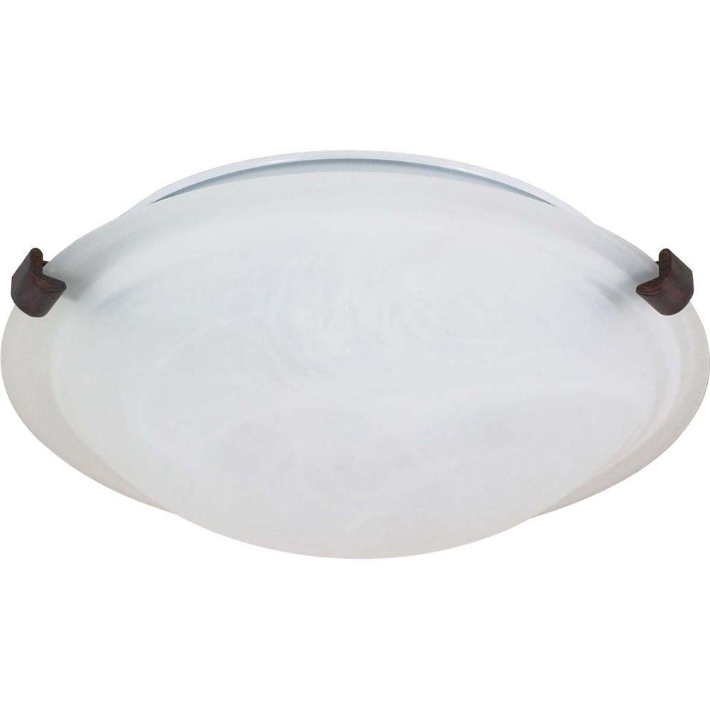 Glomar 1 Light Old Bronze Tri Clip Dome Flush Mount Hd 272 The Glomar 1 Light Old Bronze Tri Clip Dome Flush Mount