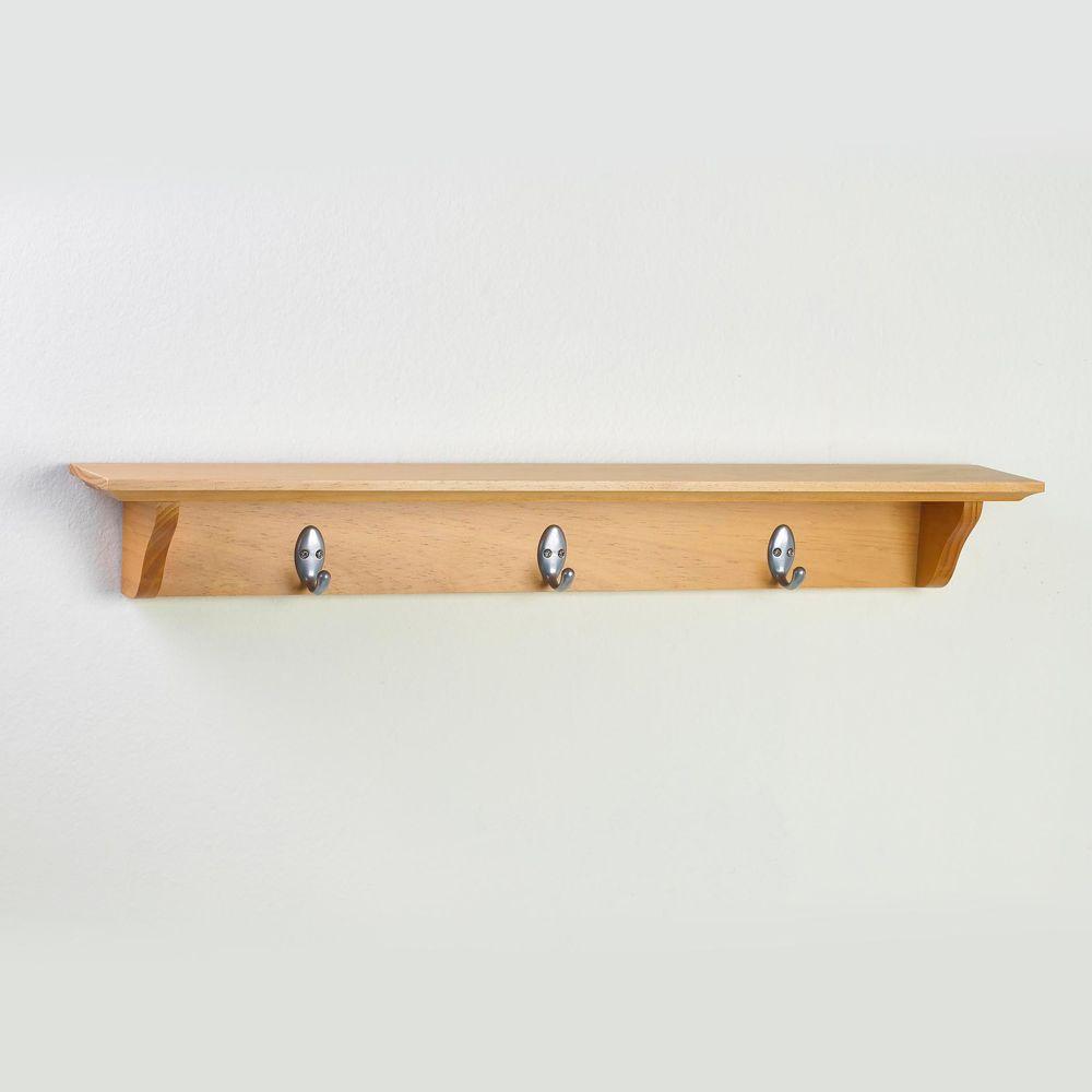 Lewis Hyman Oak Yorkshire Wall Mounted Coat Rack by Lewis Hyman