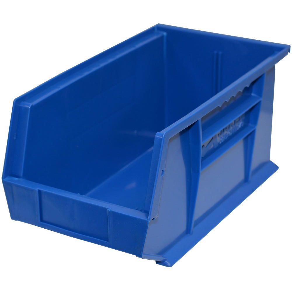 Storage Concepts 8-1/4 in. W x 14-3/4 in. D x 7 in. H Stackable Plastic