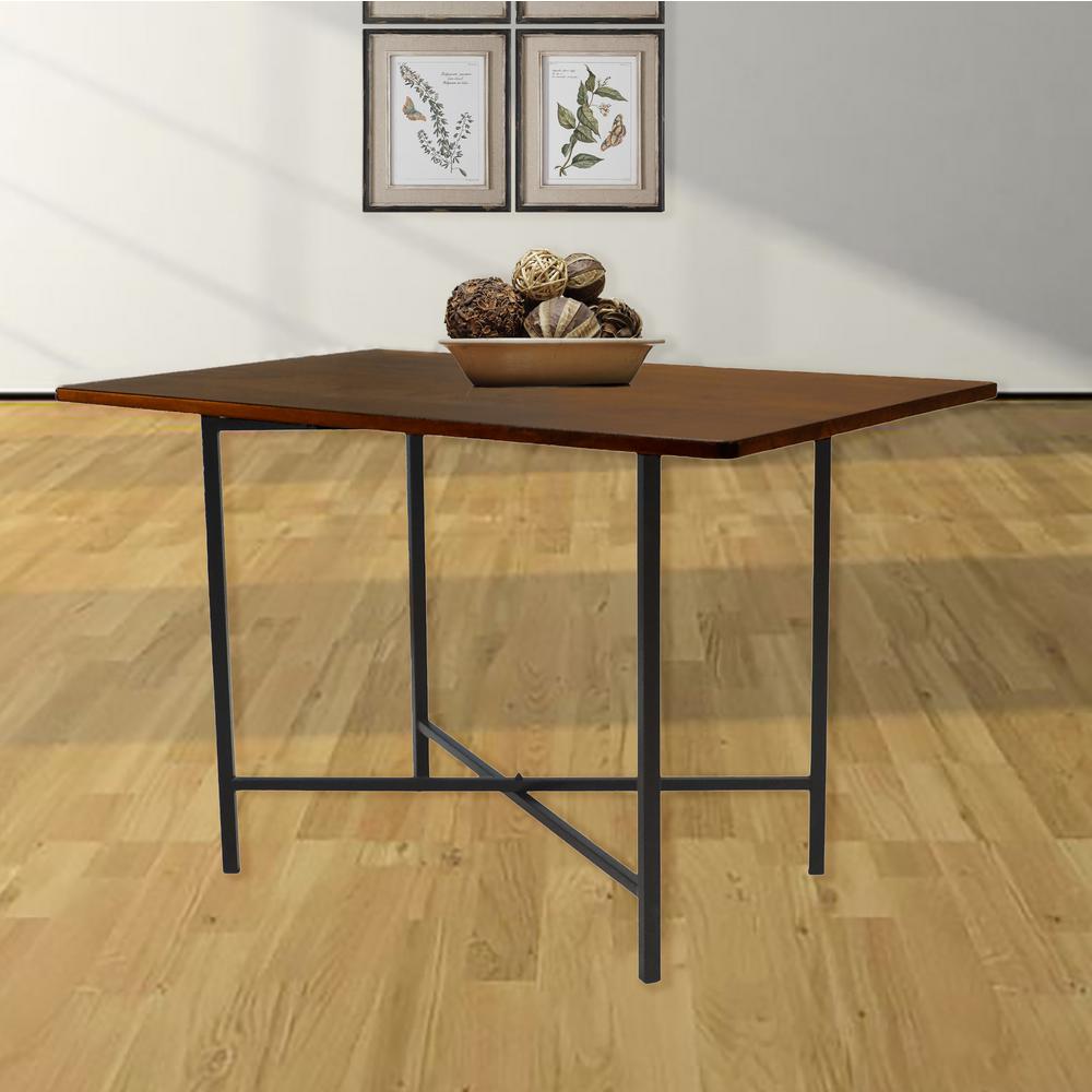 UPC 757973574563 product image for Carolina Cottage Berkshire Chestnut Brown Dining Table | upcitemdb.com