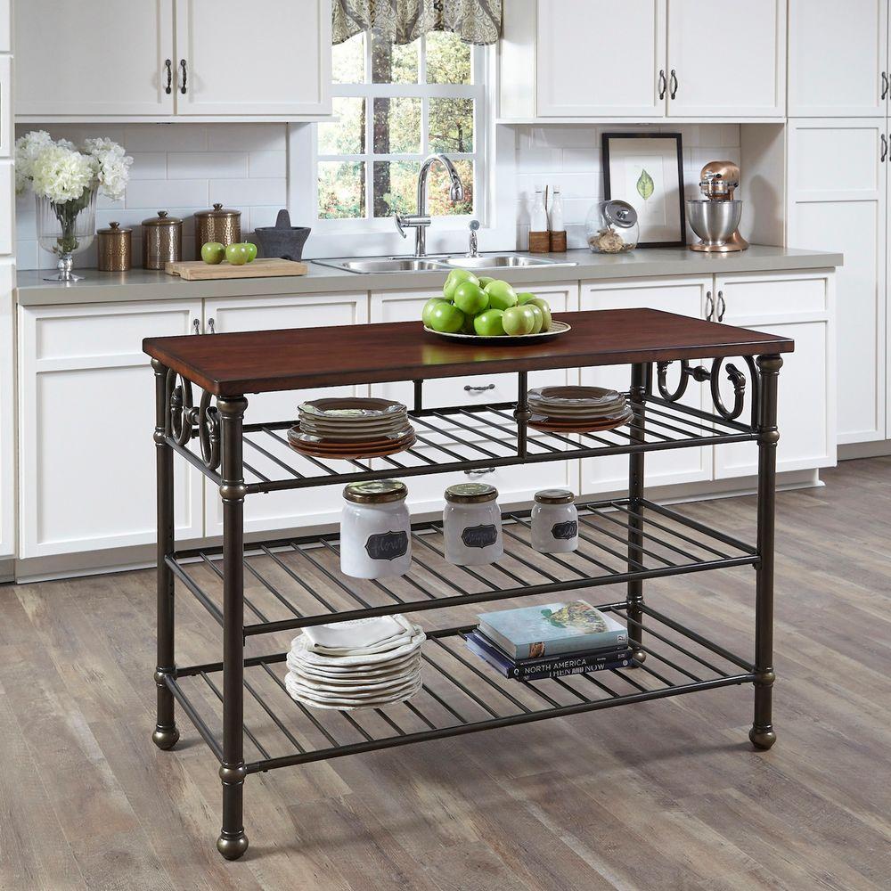 Black Home Styles Kitchen Utility Tables 5063 94 64 1000 