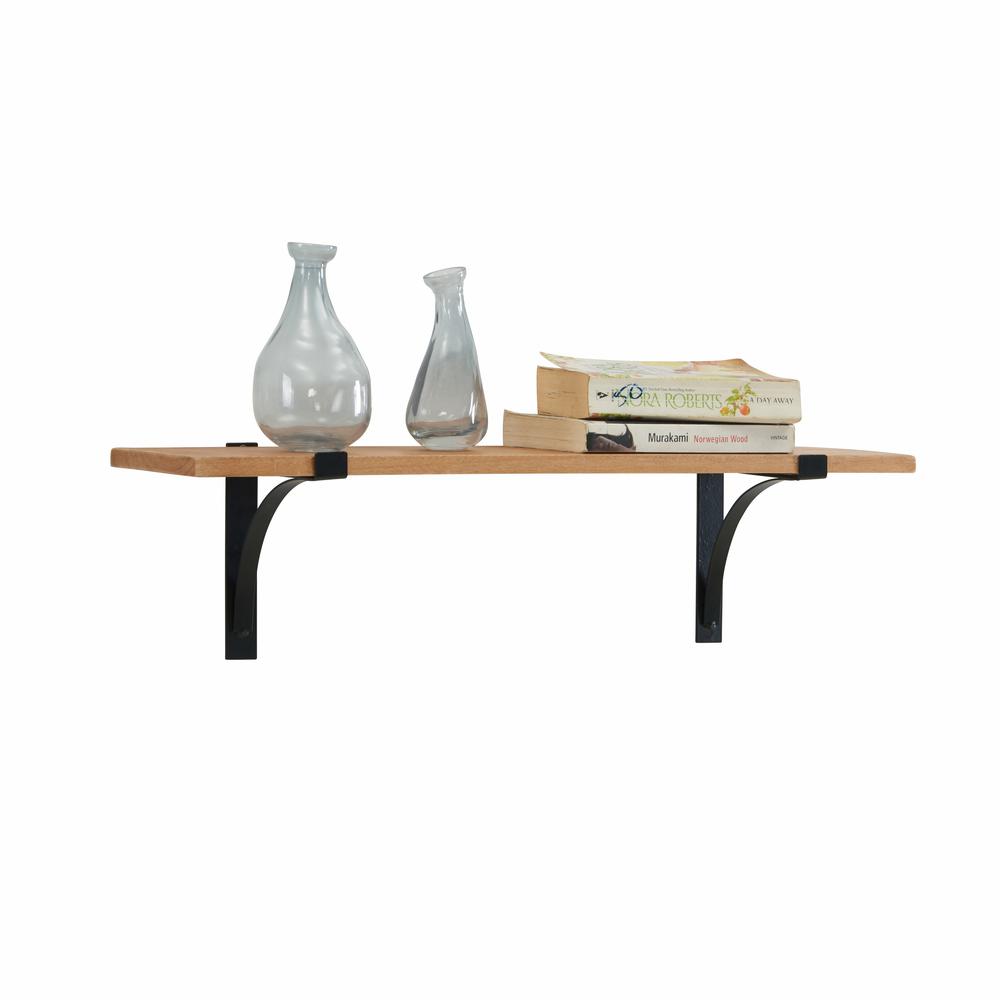 Danya B Urbanne 23 5 In X 5 25 In Rustic Pine Decorative Shelf
