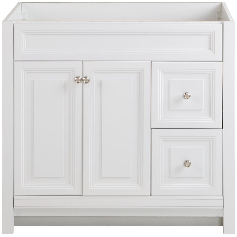 Home Decorators Collection Brinkhill 36 In W X 21 65 D 34 25 Home Decorators Collection Brinkhill 36 In W X 21 65 D 34 25 H Vanity Cabinet Only White Bh36 Wh The Depot