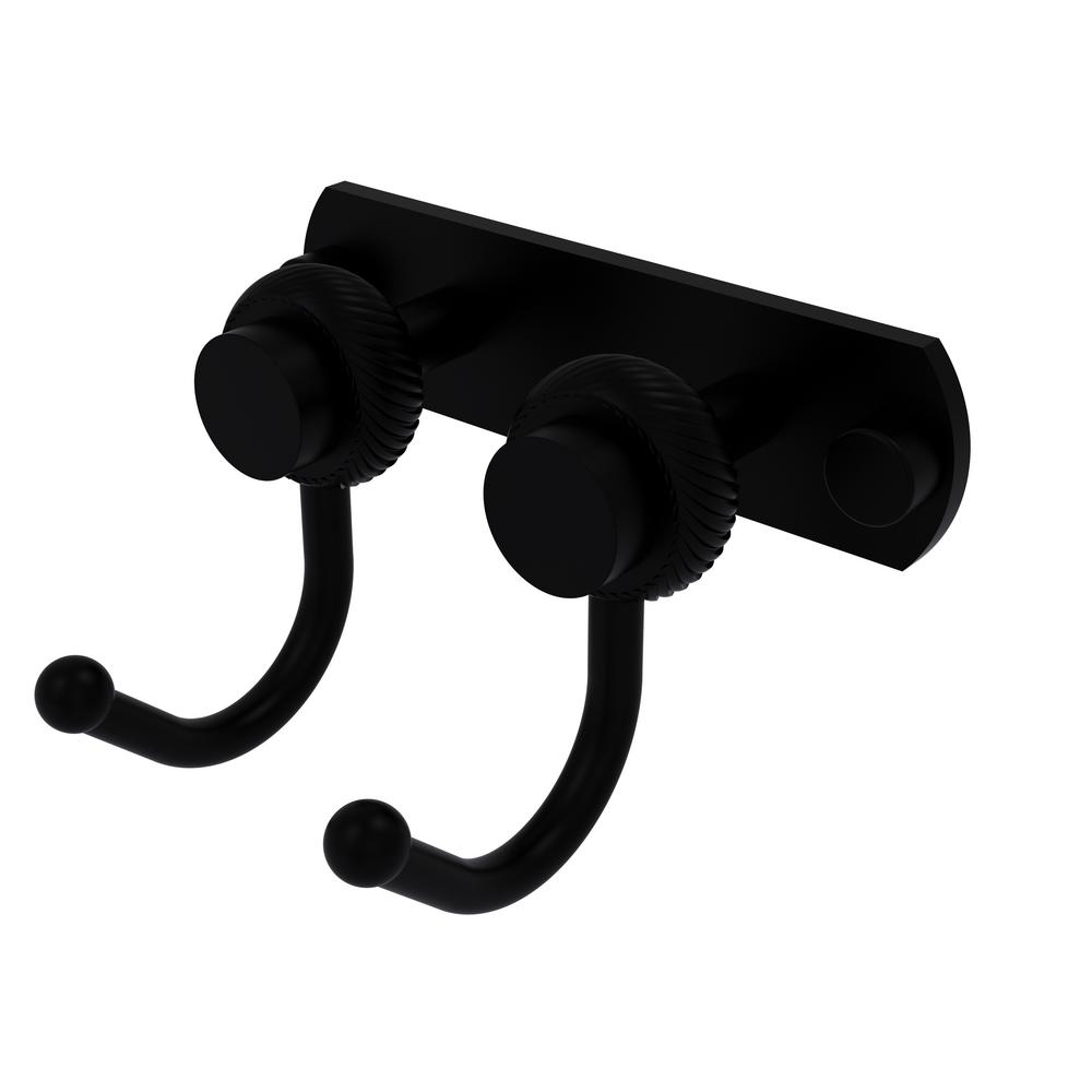 Allied Brass Mercury Collection 2 Position Multi Screw-In Robe Hook with Twisted... by Allied Brass