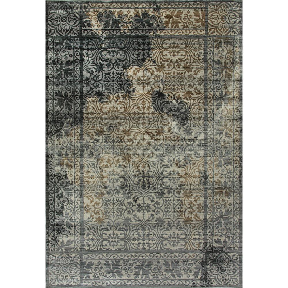 Dynamic Rugs Royal Treasure Soft Blue Mocha 9 Ft X 13 Indoor Dynamic Rugs Royal Treasure Soft Blue Mocha 9 Ft X 13 Indoor