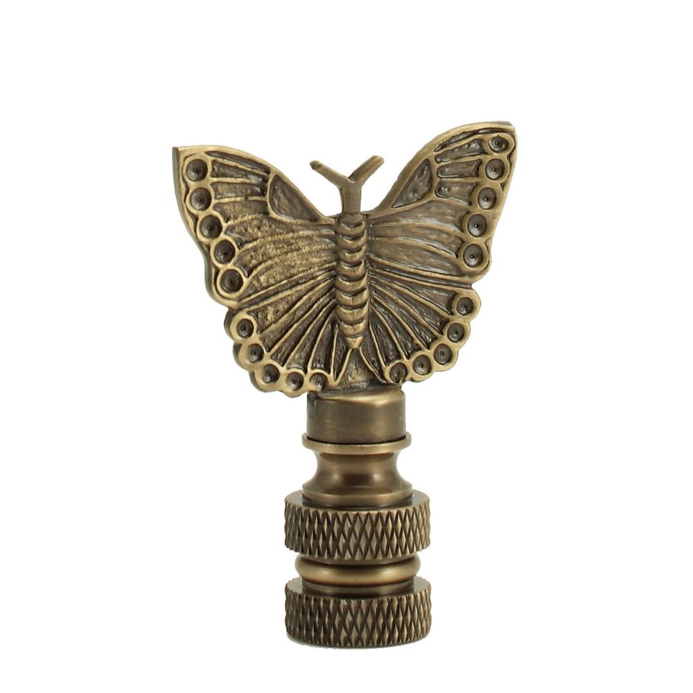 Mario Industries Mini Erfly Lamp Finial B189a The Home Depot Mario Industries Mini Erfly Lamp Finial