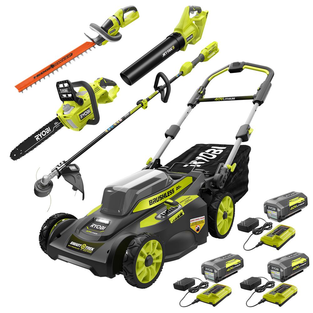 ryobi string trimmer and blower