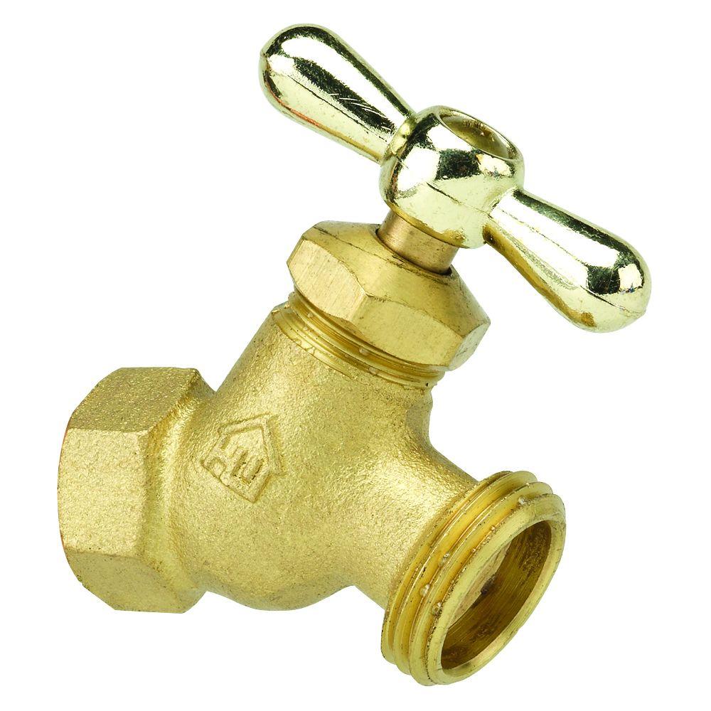 Multi-Turn 3/4" FIP Threaded Boiler/Water Heater Drain Valve LEAD-FREE Brass