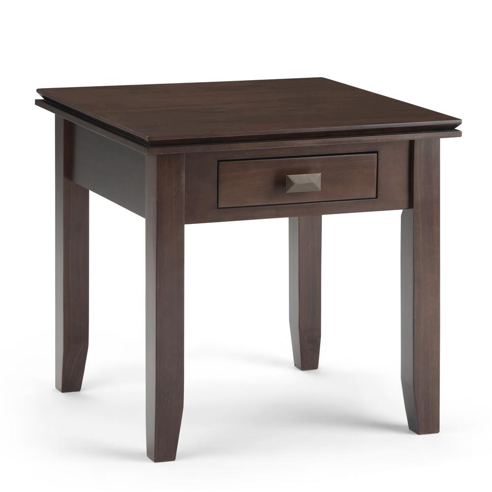 Brooklyn Max Richland Dark Brown Solid Wood 18 In Wide