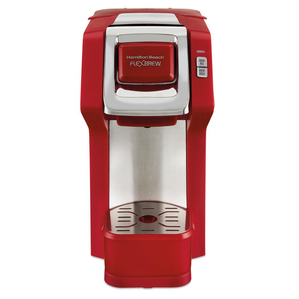 Hamilton Beach 1Cup Red FlexBrew Coffee Maker49945 The Home Depot