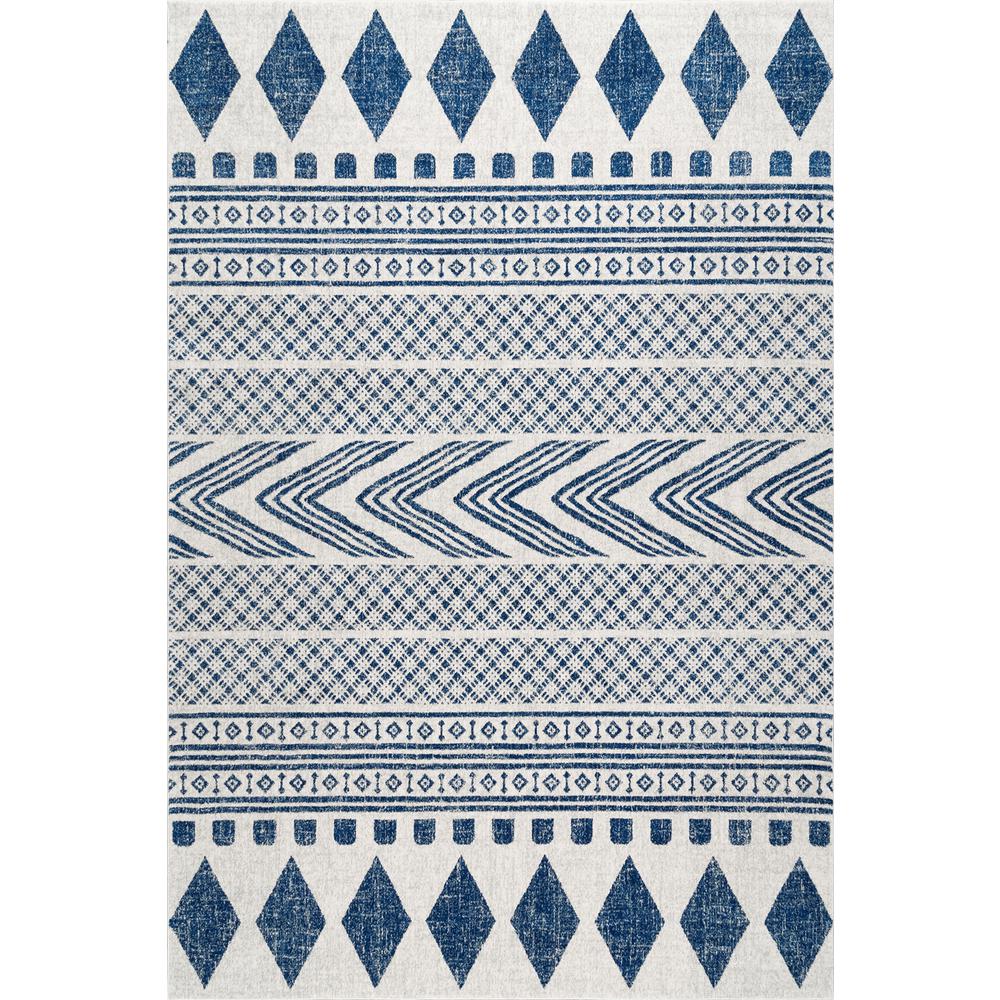 Nuloom Shaina Tribal Blue 9 Ft X 12 Area Rug