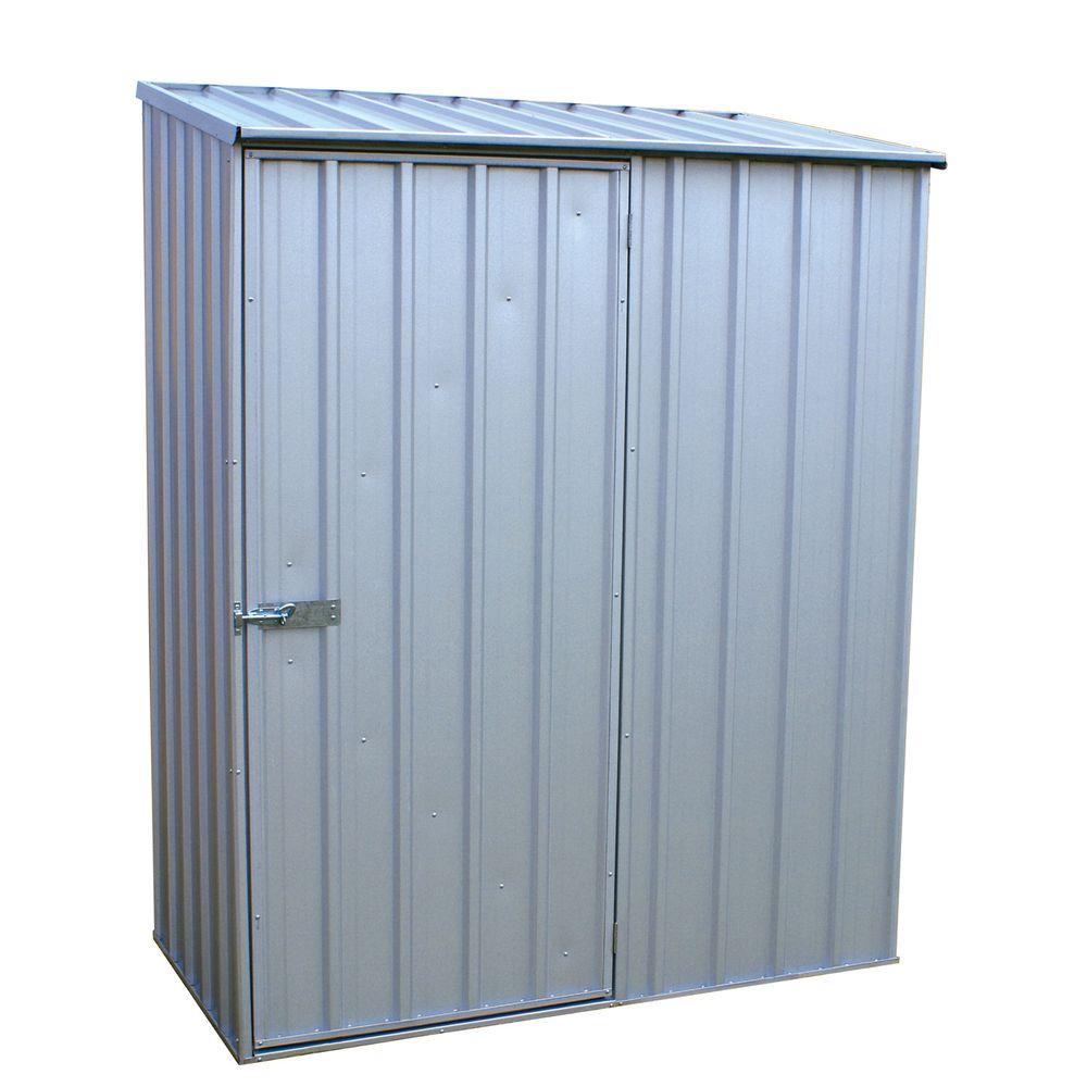 ABSCO 5 ft. x 3 ft. Spacesaver Zincalume Tool Shed-ZA15081SK - The Home ...