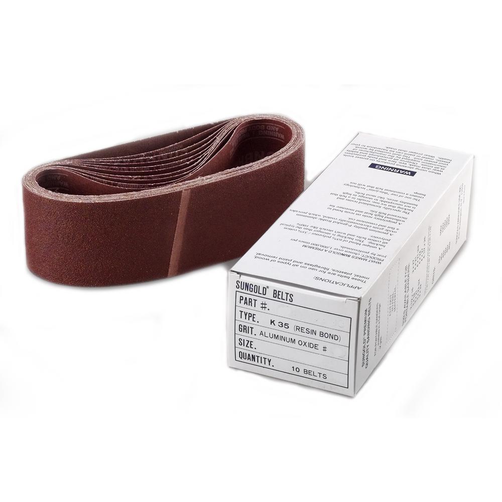SANDING BELTS 4/" x 24/" 180 GRIT Alumunum Oxide