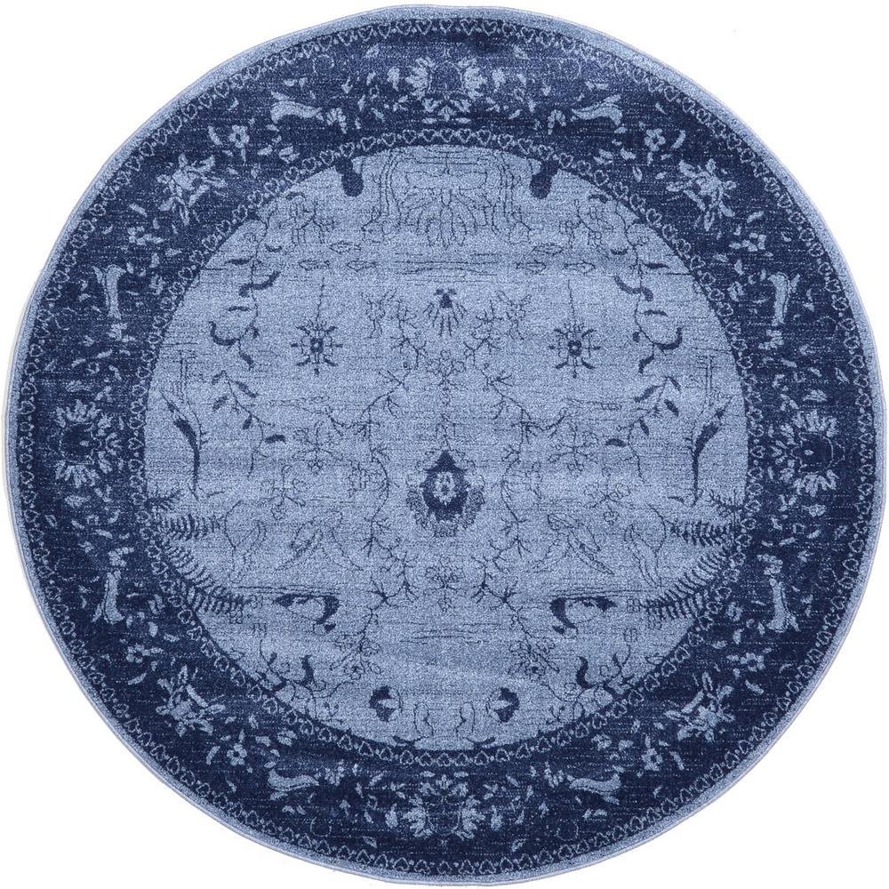 Round Blue Area Rugs Rugs The Home Depot