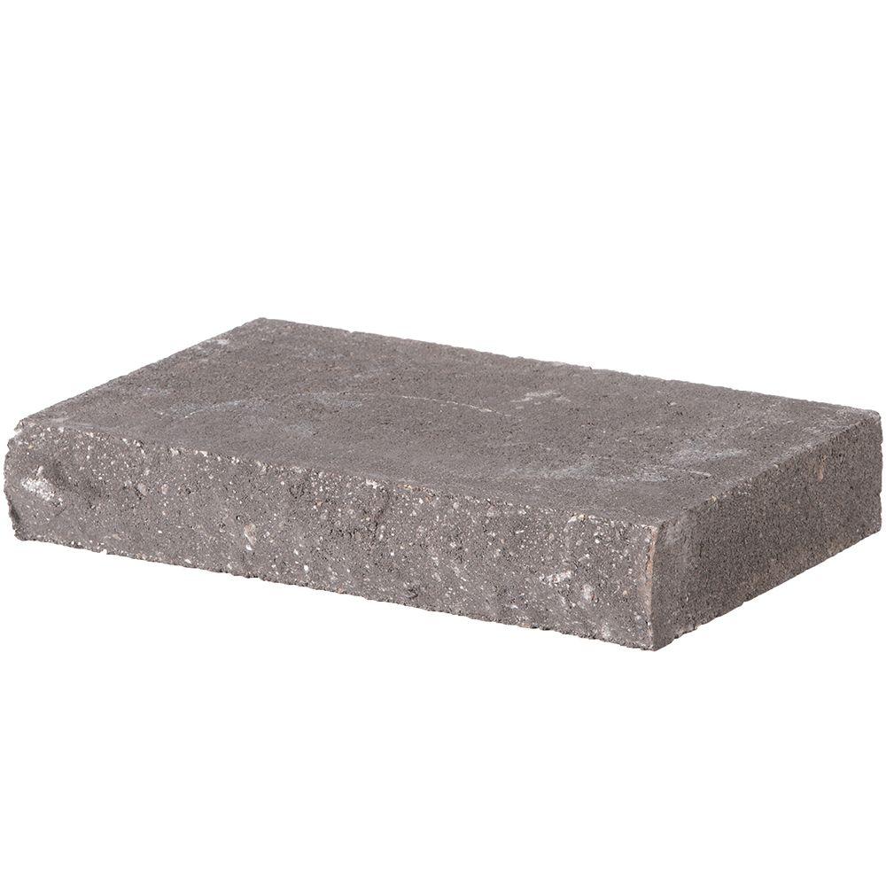 Natural Impressions 12 in. x 8 in. x 2 in. Charcoal Tan Concrete Wall