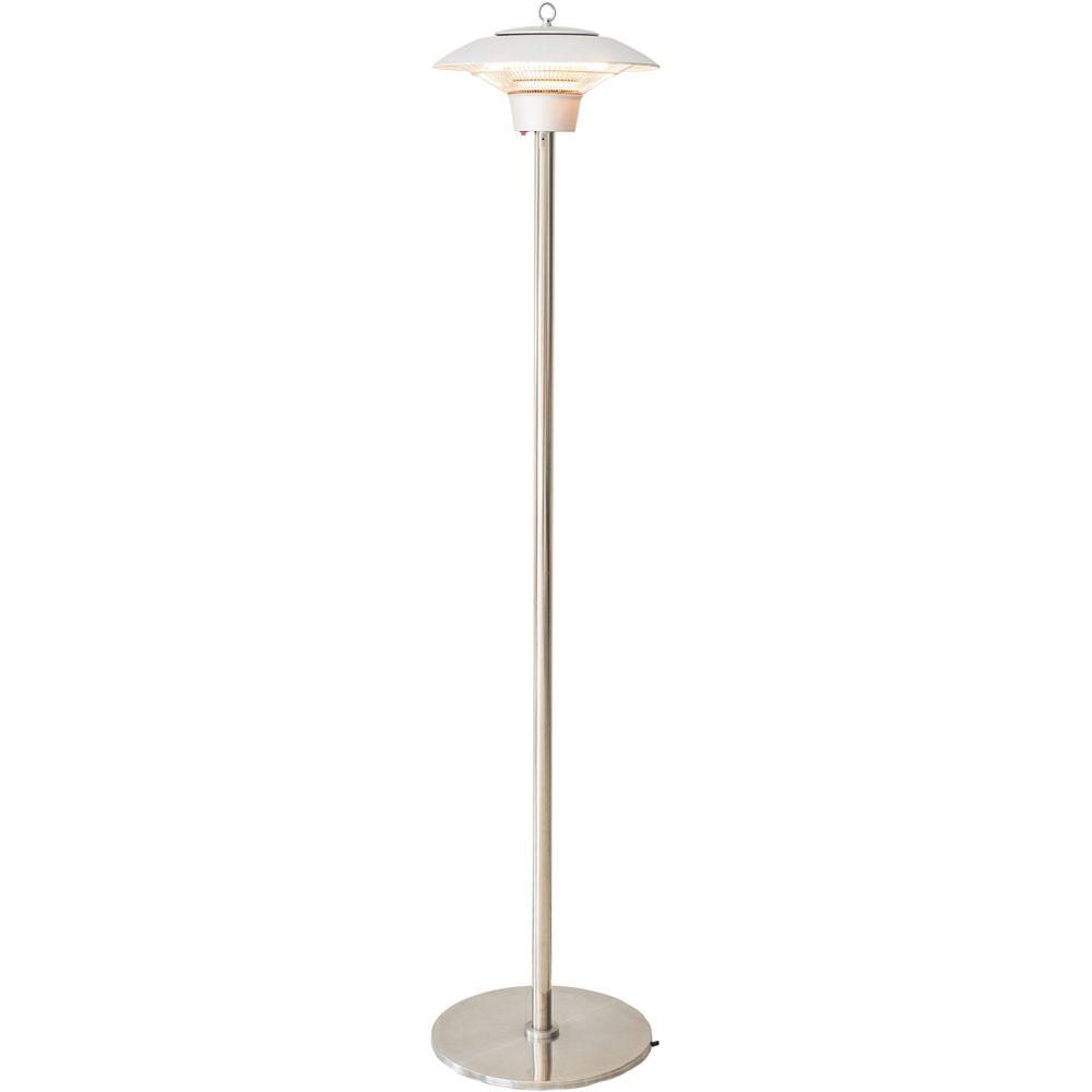 Hanover 1500Watt Infrared Stand Electric Patio Heater in Silver