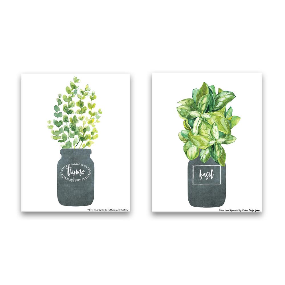 Artissimo Designs Basil & Thymeby Susan Arnot Canvas Wall Art (Set of 2), Other was $72.5 now $50.75 (30.0% off)