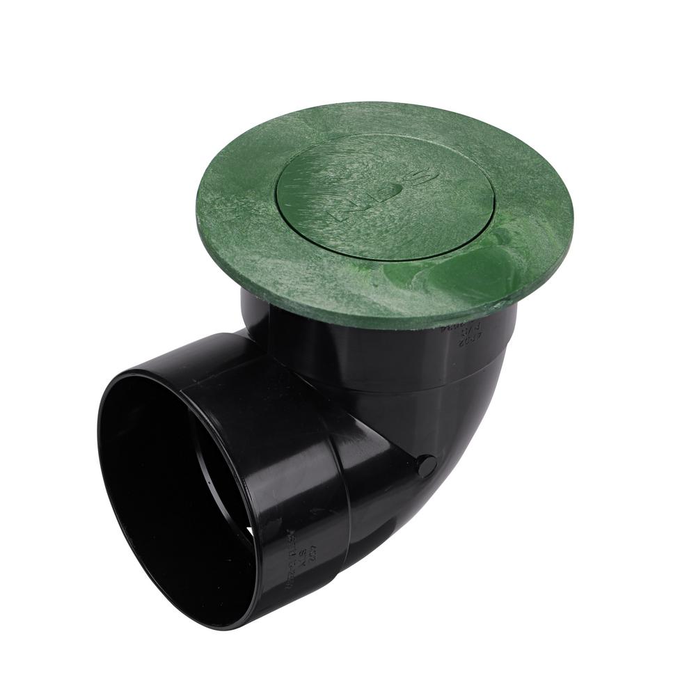 NDS 3 in. Plastic PopUp Drainage Emitter with Elbow322G The Home Depot