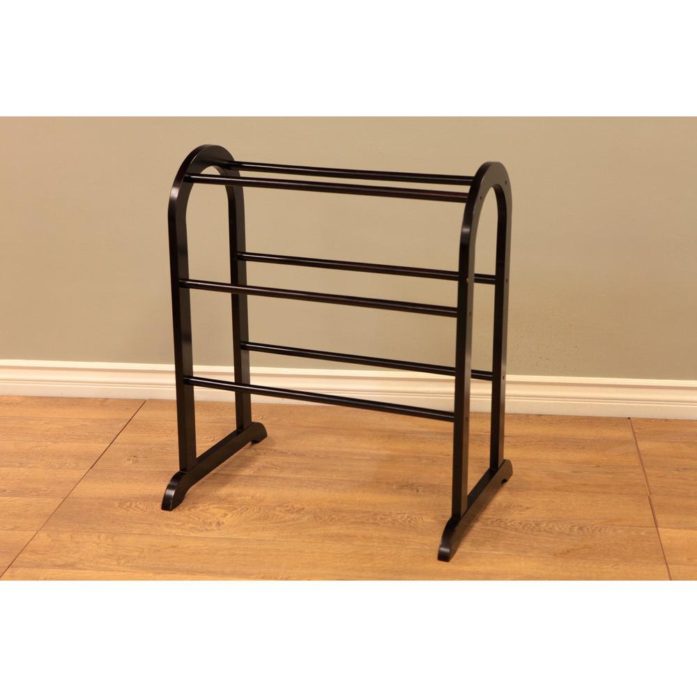 Homecraft Furniture Espresso Quilt Rack Rvjw130 The Home Depot