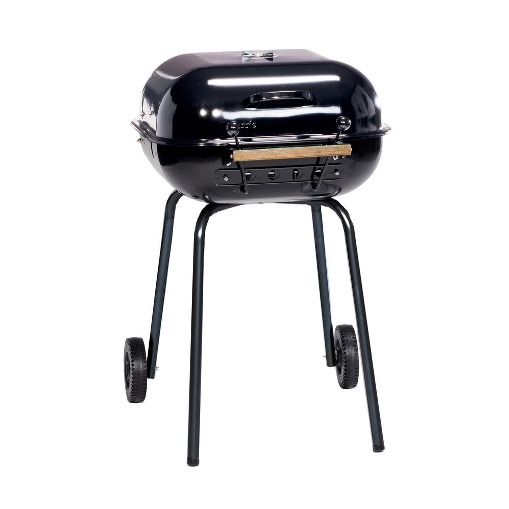 Americana Swinger Charcoal Grill in Black by Americana