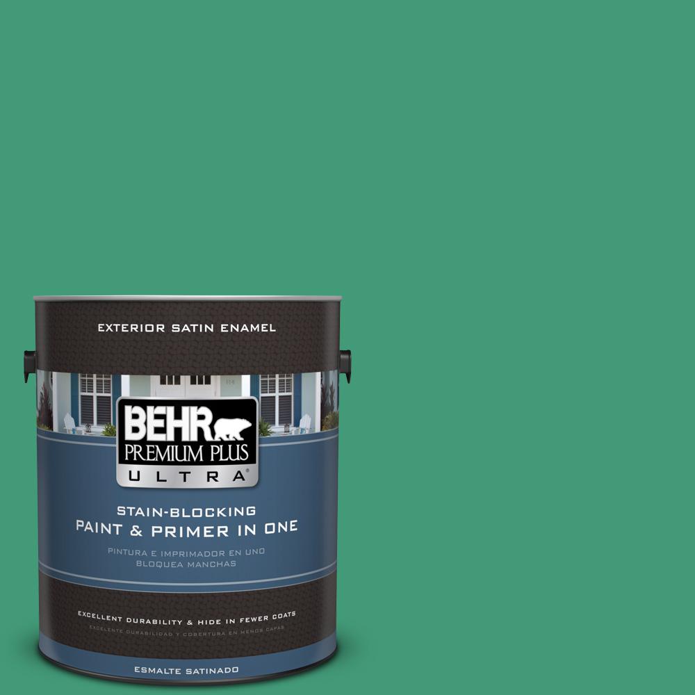 BEHR Premium Plus Ultra 5gal. 570E1 Glass Bead Satin Enamel Exterior